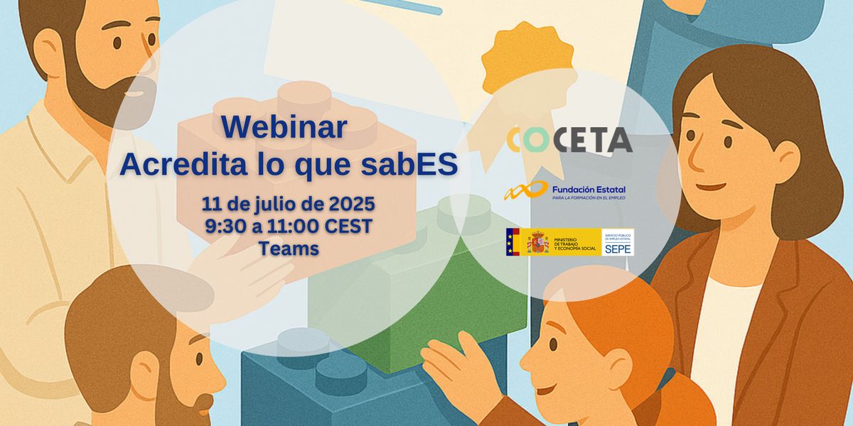 Webinar “Acredita lo que sabES” 